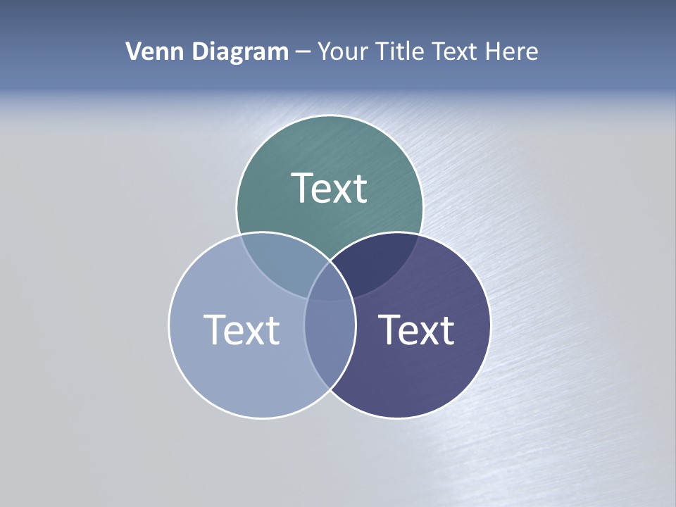 A Shiny Metal Surface With The Words Name Of Presentation PowerPoint Template