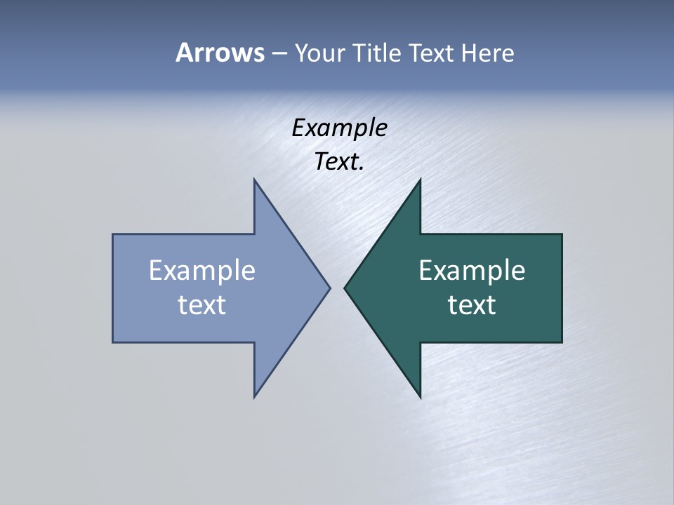 A Shiny Metal Surface With The Words Name Of Presentation PowerPoint Template