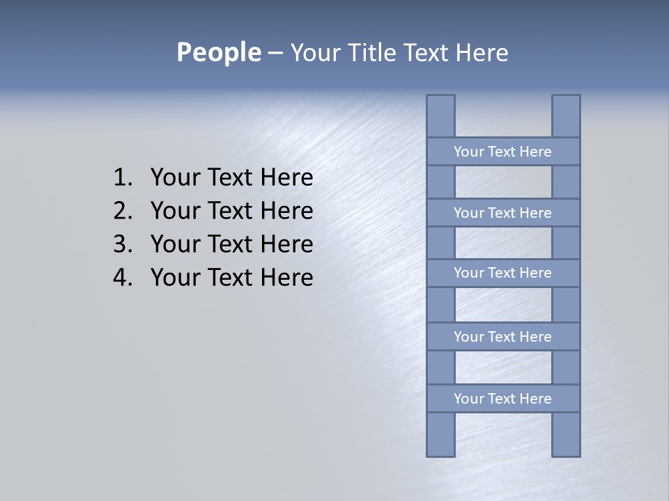 A Shiny Metal Surface With The Words Name Of Presentation PowerPoint Template