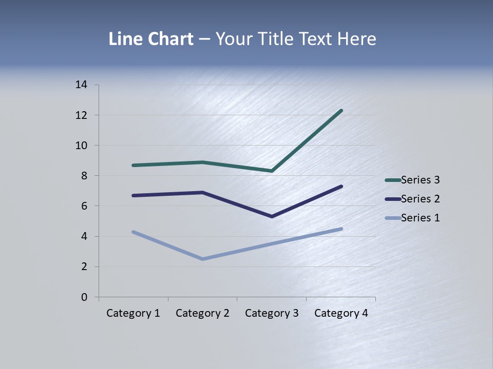 A Shiny Metal Surface With The Words Name Of Presentation PowerPoint Template