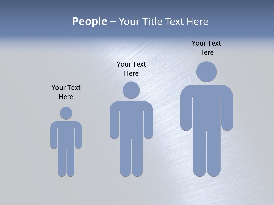 A Shiny Metal Surface With The Words Name Of Presentation PowerPoint Template