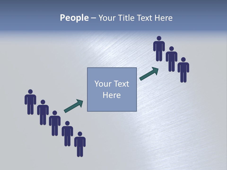 A Shiny Metal Surface With The Words Name Of Presentation PowerPoint Template