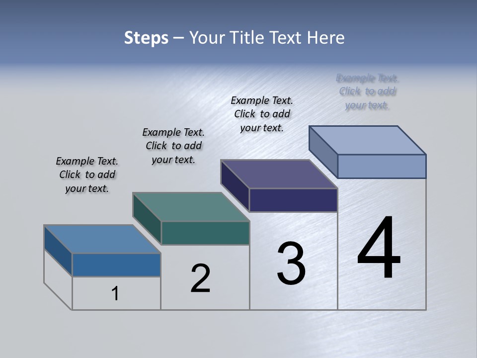 A Shiny Metal Surface With The Words Name Of Presentation PowerPoint Template