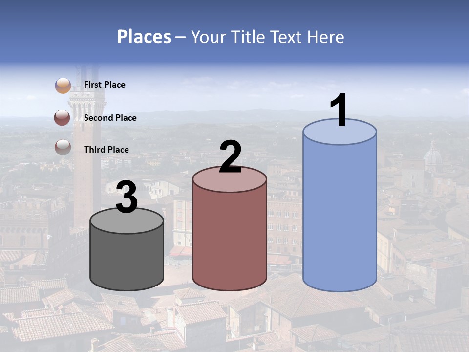 This Is One Of Italy's Most Famous Squares, And The One With The Most Original Shape. Piazza Del Campo Stands On The Site That Was Once An Ancient Roman Forum, Opposite Palazzo Pubblico. PowerPoint Template