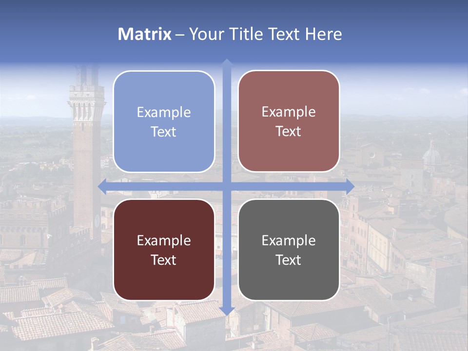 This Is One Of Italy's Most Famous Squares, And The One With The Most Original Shape. Piazza Del Campo Stands On The Site That Was Once An Ancient Roman Forum, Opposite Palazzo Pubblico. PowerPoint Template