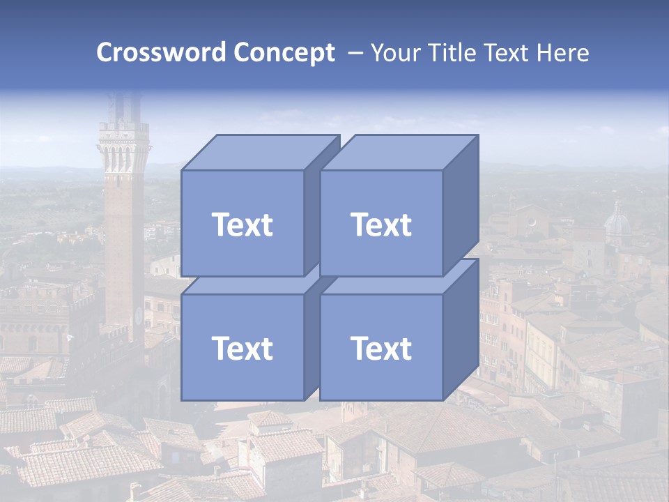 This Is One Of Italy's Most Famous Squares, And The One With The Most Original Shape. Piazza Del Campo Stands On The Site That Was Once An Ancient Roman Forum, Opposite Palazzo Pubblico. PowerPoint Template
