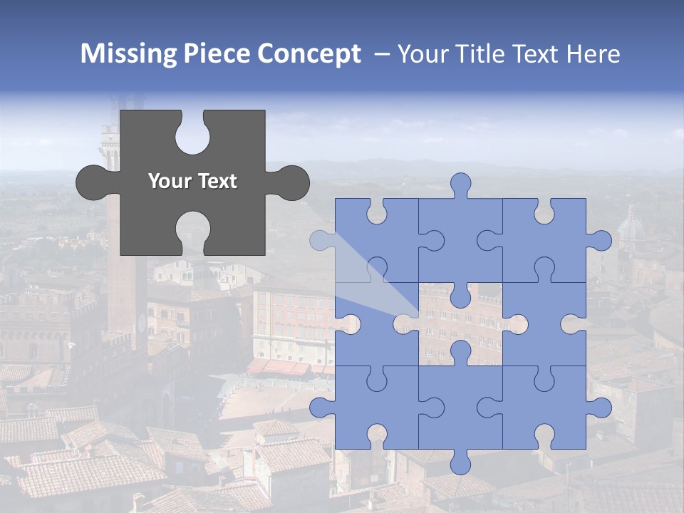 This Is One Of Italy's Most Famous Squares, And The One With The Most Original Shape. Piazza Del Campo Stands On The Site That Was Once An Ancient Roman Forum, Opposite Palazzo Pubblico. PowerPoint Template