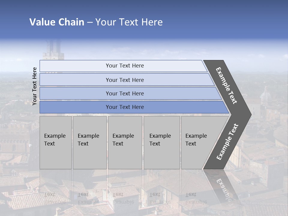 This Is One Of Italy's Most Famous Squares, And The One With The Most Original Shape. Piazza Del Campo Stands On The Site That Was Once An Ancient Roman Forum, Opposite Palazzo Pubblico. PowerPoint Template