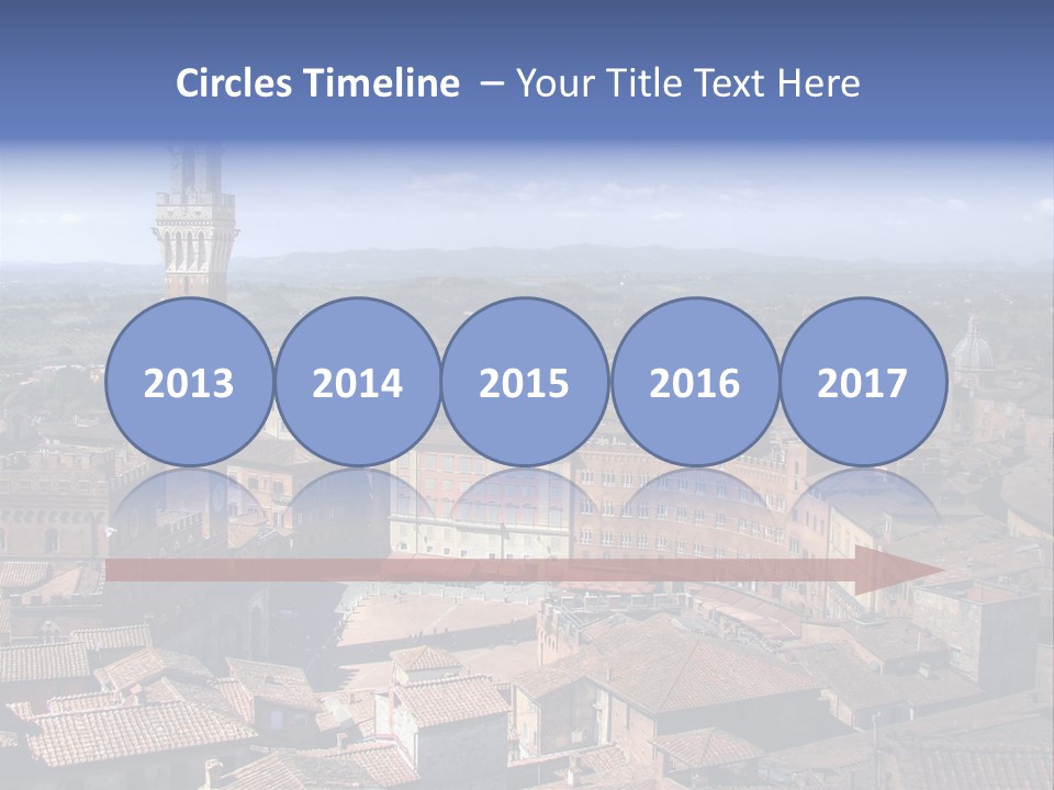 This Is One Of Italy's Most Famous Squares, And The One With The Most Original Shape. Piazza Del Campo Stands On The Site That Was Once An Ancient Roman Forum, Opposite Palazzo Pubblico. PowerPoint Template