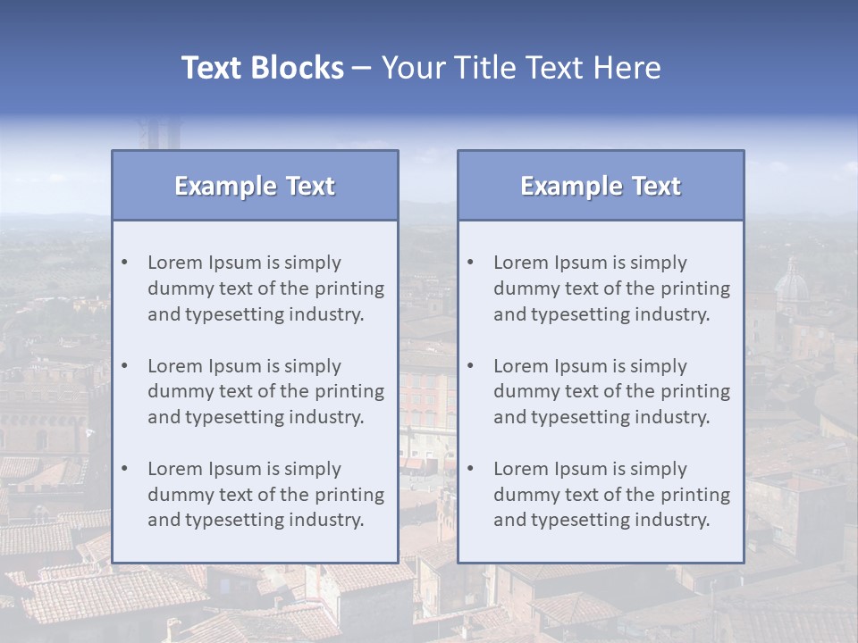 This Is One Of Italy's Most Famous Squares, And The One With The Most Original Shape. Piazza Del Campo Stands On The Site That Was Once An Ancient Roman Forum, Opposite Palazzo Pubblico. PowerPoint Template