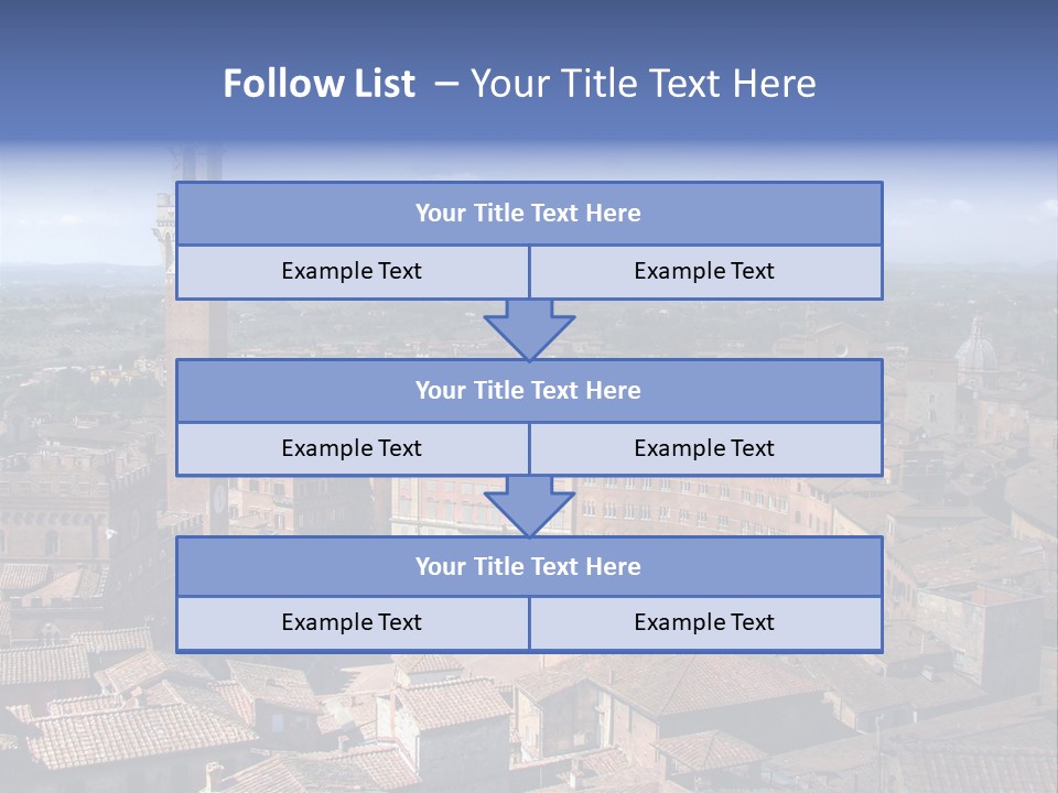 This Is One Of Italy's Most Famous Squares, And The One With The Most Original Shape. Piazza Del Campo Stands On The Site That Was Once An Ancient Roman Forum, Opposite Palazzo Pubblico. PowerPoint Template