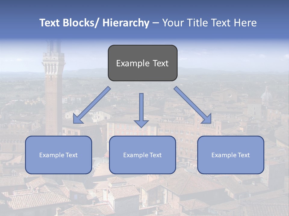 This Is One Of Italy's Most Famous Squares, And The One With The Most Original Shape. Piazza Del Campo Stands On The Site That Was Once An Ancient Roman Forum, Opposite Palazzo Pubblico. PowerPoint Template
