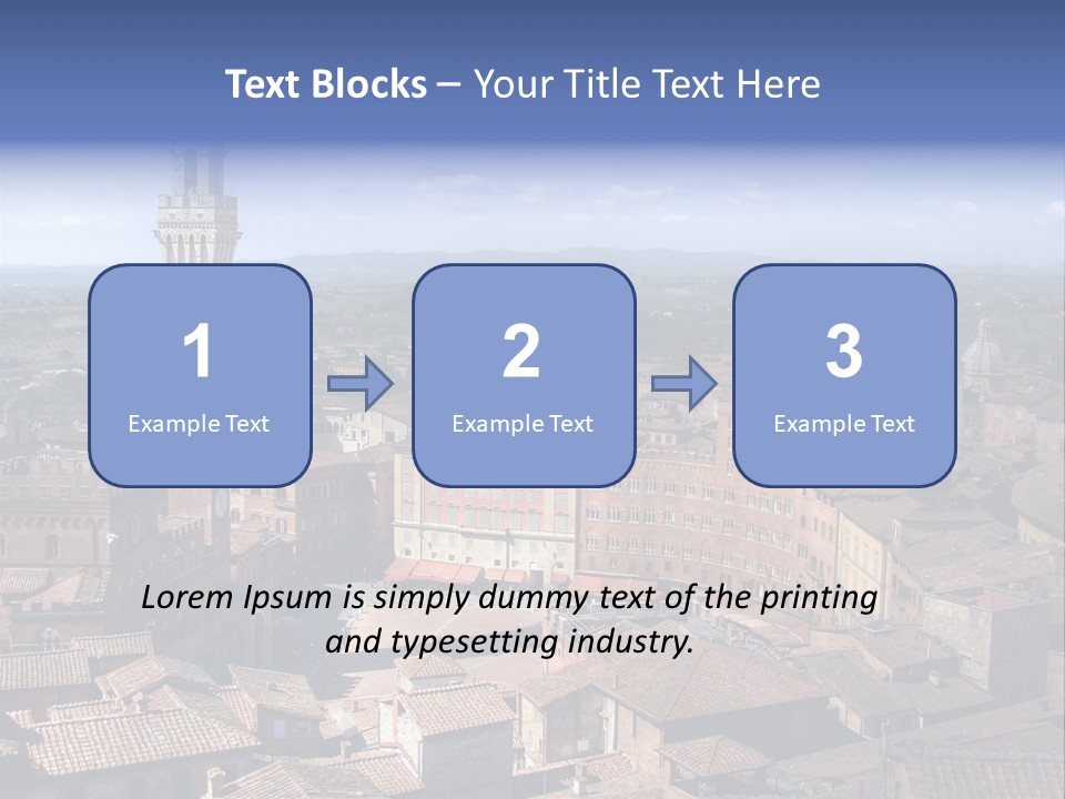 This Is One Of Italy's Most Famous Squares, And The One With The Most Original Shape. Piazza Del Campo Stands On The Site That Was Once An Ancient Roman Forum, Opposite Palazzo Pubblico. PowerPoint Template