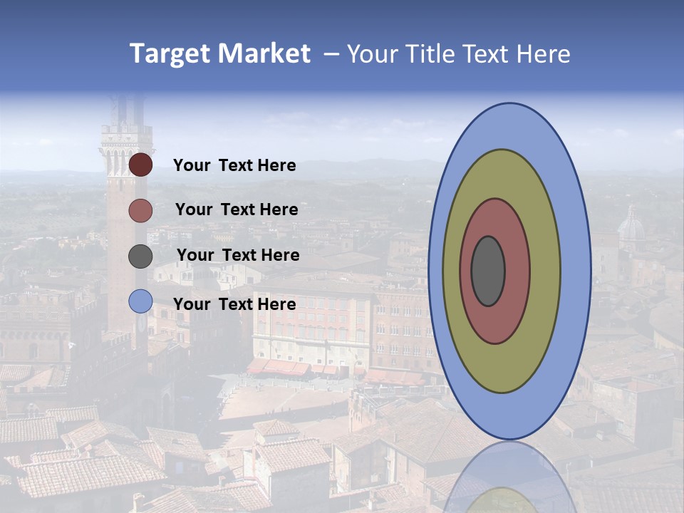 This Is One Of Italy's Most Famous Squares, And The One With The Most Original Shape. Piazza Del Campo Stands On The Site That Was Once An Ancient Roman Forum, Opposite Palazzo Pubblico. PowerPoint Template