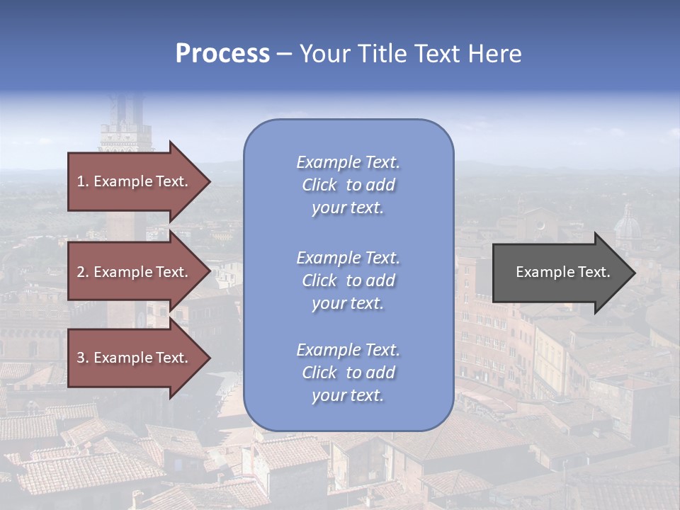This Is One Of Italy's Most Famous Squares, And The One With The Most Original Shape. Piazza Del Campo Stands On The Site That Was Once An Ancient Roman Forum, Opposite Palazzo Pubblico. PowerPoint Template