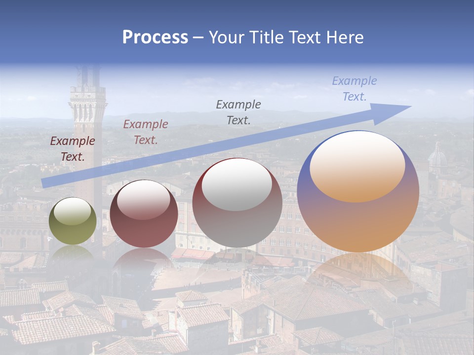 This Is One Of Italy's Most Famous Squares, And The One With The Most Original Shape. Piazza Del Campo Stands On The Site That Was Once An Ancient Roman Forum, Opposite Palazzo Pubblico. PowerPoint Template