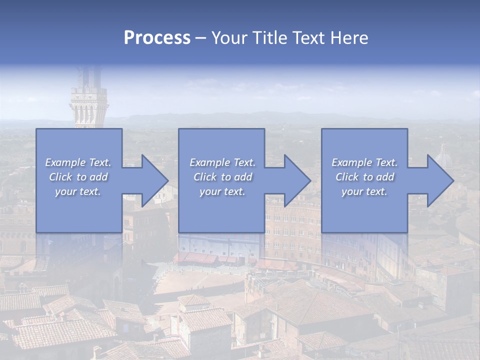 This Is One Of Italy's Most Famous Squares, And The One With The Most Original Shape. Piazza Del Campo Stands On The Site That Was Once An Ancient Roman Forum, Opposite Palazzo Pubblico. PowerPoint Template