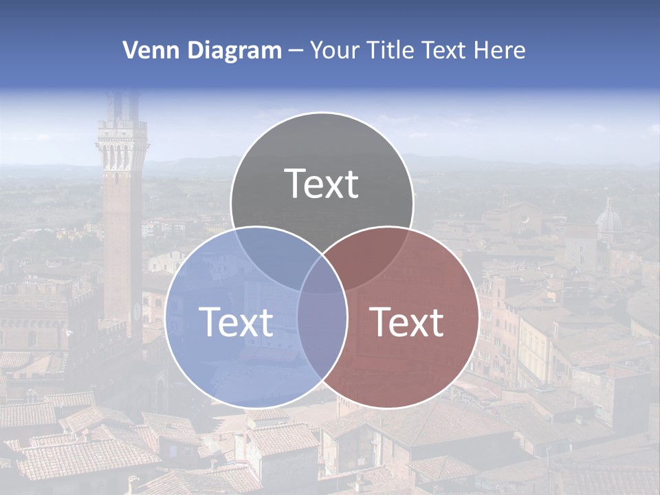 This Is One Of Italy's Most Famous Squares, And The One With The Most Original Shape. Piazza Del Campo Stands On The Site That Was Once An Ancient Roman Forum, Opposite Palazzo Pubblico. PowerPoint Template