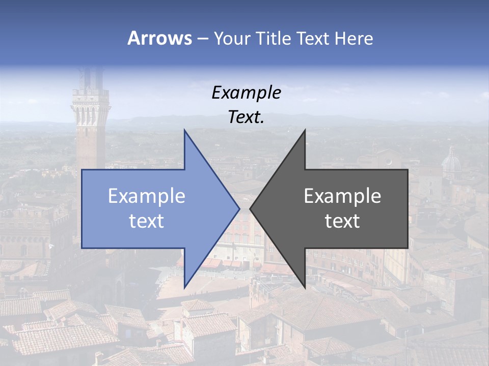 This Is One Of Italy's Most Famous Squares, And The One With The Most Original Shape. Piazza Del Campo Stands On The Site That Was Once An Ancient Roman Forum, Opposite Palazzo Pubblico. PowerPoint Template