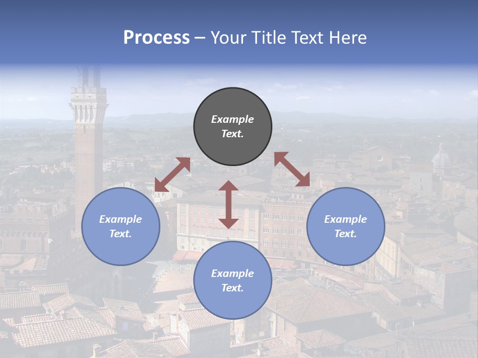 This Is One Of Italy's Most Famous Squares, And The One With The Most Original Shape. Piazza Del Campo Stands On The Site That Was Once An Ancient Roman Forum, Opposite Palazzo Pubblico. PowerPoint Template