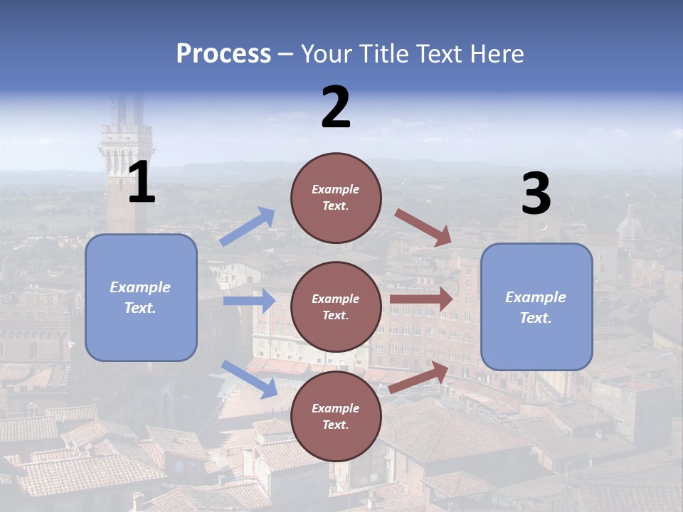 This Is One Of Italy's Most Famous Squares, And The One With The Most Original Shape. Piazza Del Campo Stands On The Site That Was Once An Ancient Roman Forum, Opposite Palazzo Pubblico. PowerPoint Template