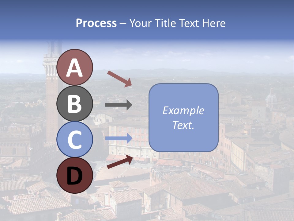 This Is One Of Italy's Most Famous Squares, And The One With The Most Original Shape. Piazza Del Campo Stands On The Site That Was Once An Ancient Roman Forum, Opposite Palazzo Pubblico. PowerPoint Template