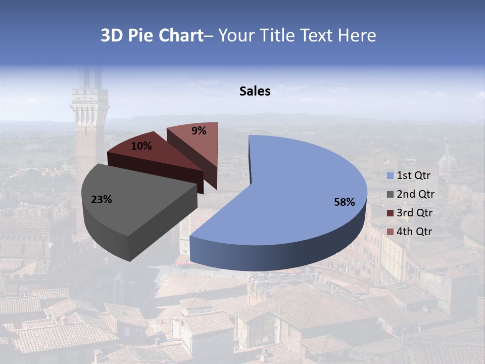 This Is One Of Italy's Most Famous Squares, And The One With The Most Original Shape. Piazza Del Campo Stands On The Site That Was Once An Ancient Roman Forum, Opposite Palazzo Pubblico. PowerPoint Template