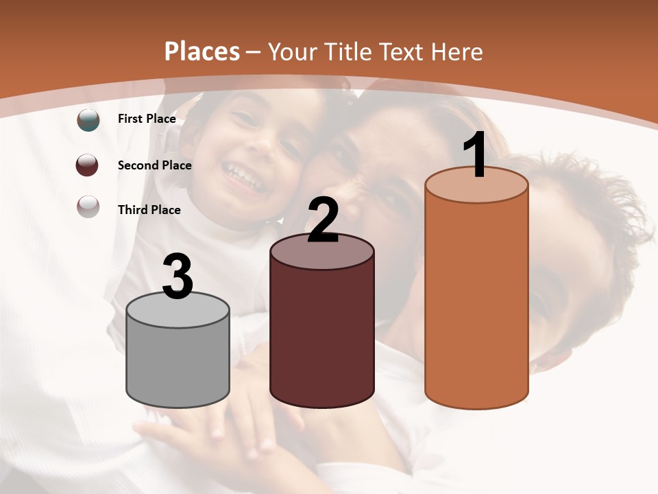 Family Lifestyle Portrait Of A Mum And Dad With Their Two Kids Having Fun Outdoors PowerPoint Template