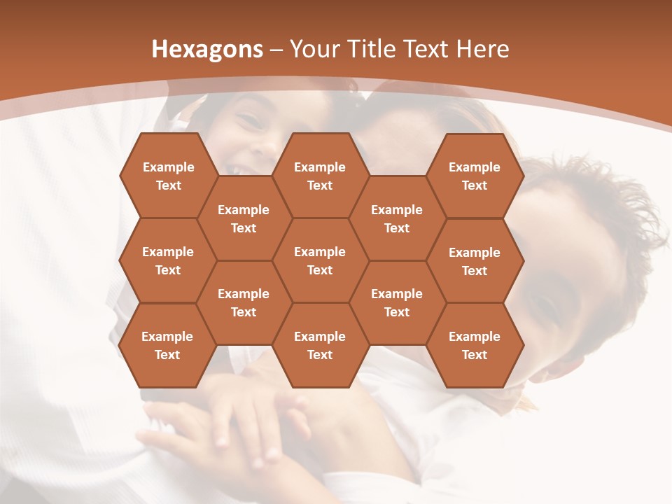 Family Lifestyle Portrait Of A Mum And Dad With Their Two Kids Having Fun Outdoors PowerPoint Template