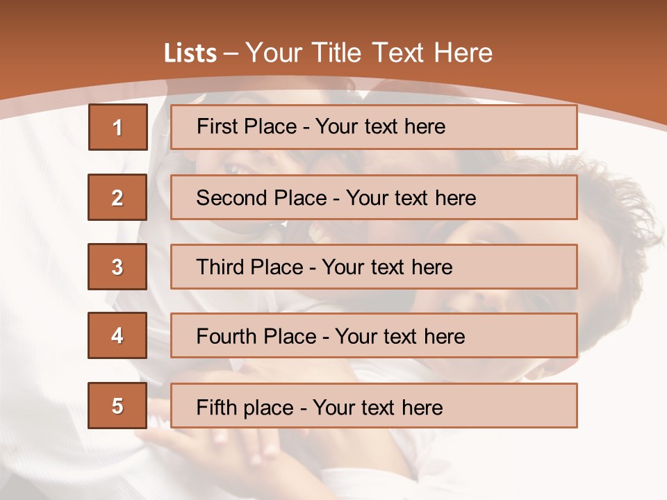 Family Lifestyle Portrait Of A Mum And Dad With Their Two Kids Having Fun Outdoors PowerPoint Template