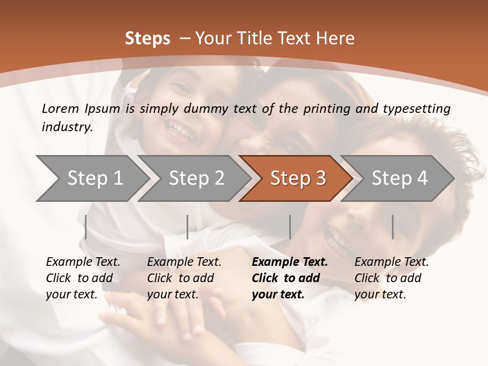 Family Lifestyle Portrait Of A Mum And Dad With Their Two Kids Having Fun Outdoors PowerPoint Template