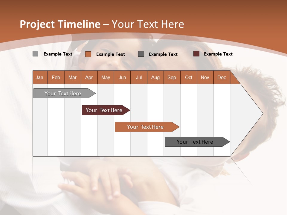 Family Lifestyle Portrait Of A Mum And Dad With Their Two Kids Having Fun Outdoors PowerPoint Template