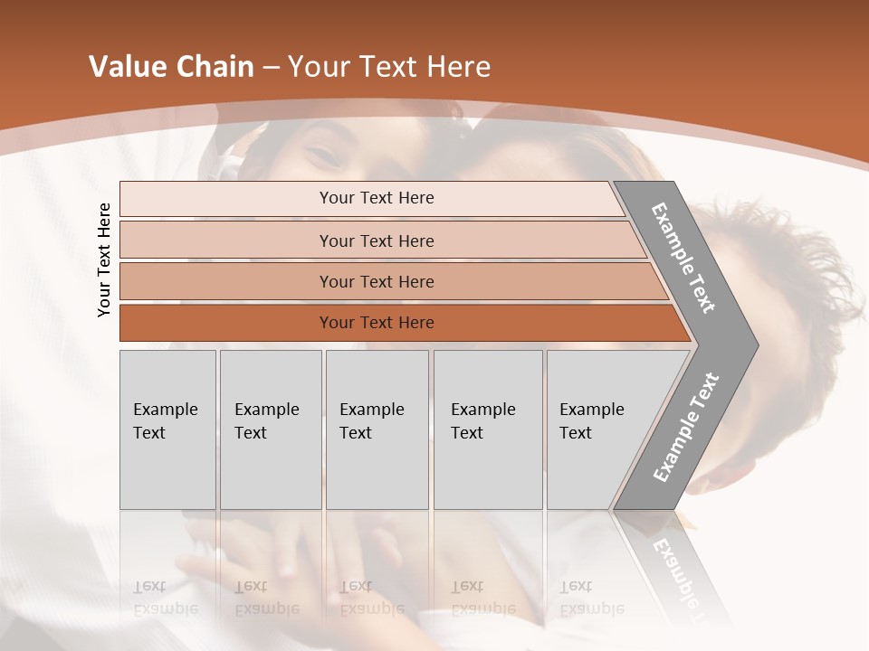 Family Lifestyle Portrait Of A Mum And Dad With Their Two Kids Having Fun Outdoors PowerPoint Template