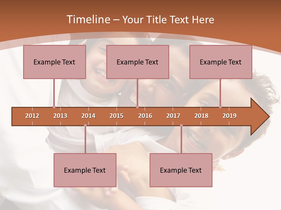 Family Lifestyle Portrait Of A Mum And Dad With Their Two Kids Having Fun Outdoors PowerPoint Template