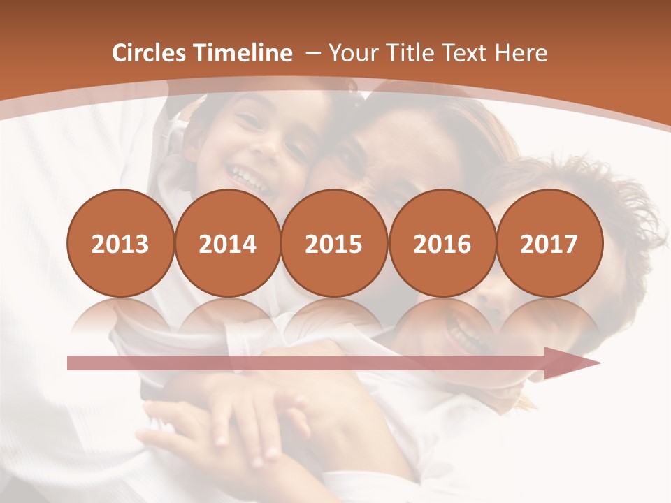 Family Lifestyle Portrait Of A Mum And Dad With Their Two Kids Having Fun Outdoors PowerPoint Template