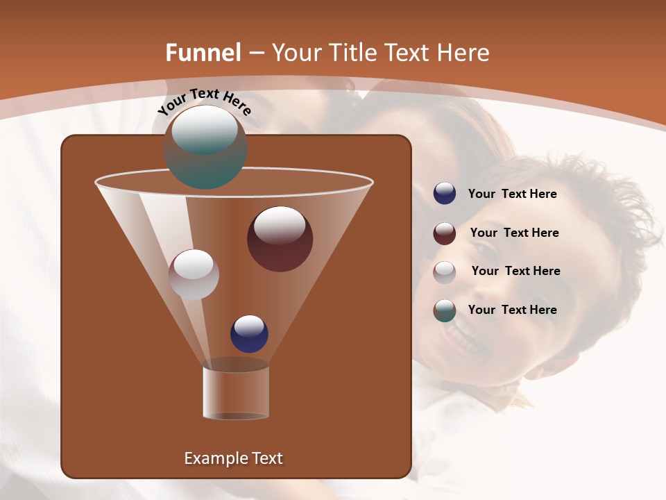 Family Lifestyle Portrait Of A Mum And Dad With Their Two Kids Having Fun Outdoors PowerPoint Template