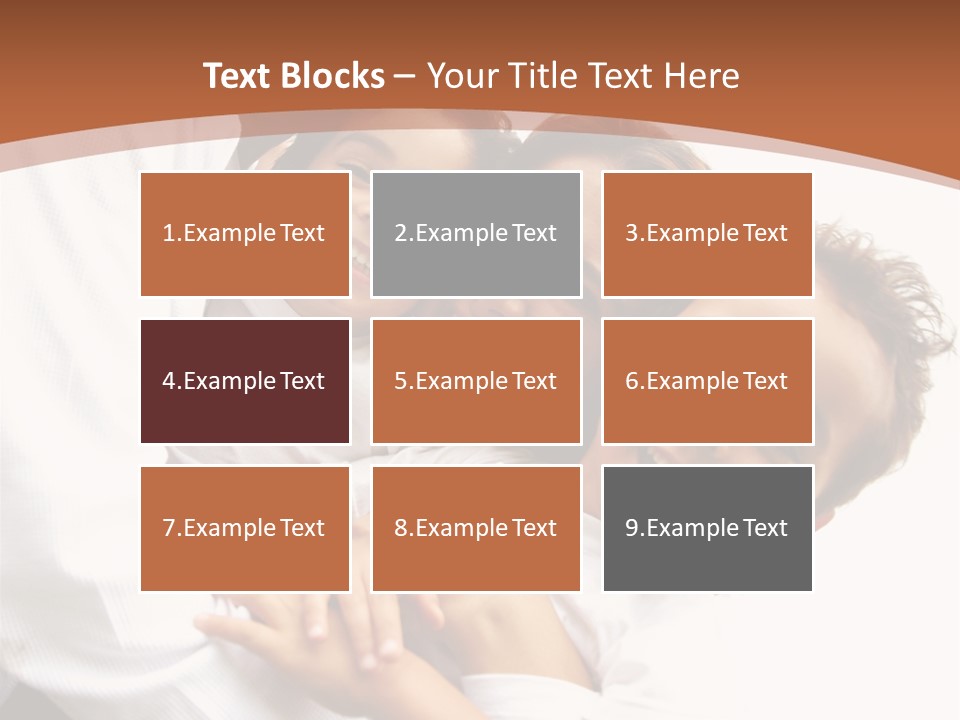 Family Lifestyle Portrait Of A Mum And Dad With Their Two Kids Having Fun Outdoors PowerPoint Template