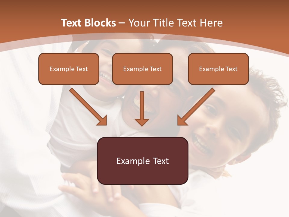 Family Lifestyle Portrait Of A Mum And Dad With Their Two Kids Having Fun Outdoors PowerPoint Template