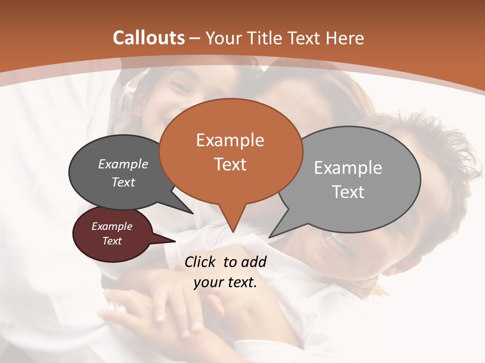 Family Lifestyle Portrait Of A Mum And Dad With Their Two Kids Having Fun Outdoors PowerPoint Template