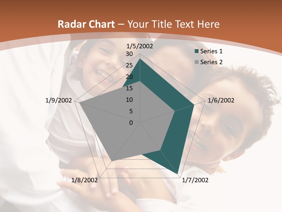 Family Lifestyle Portrait Of A Mum And Dad With Their Two Kids Having Fun Outdoors PowerPoint Template