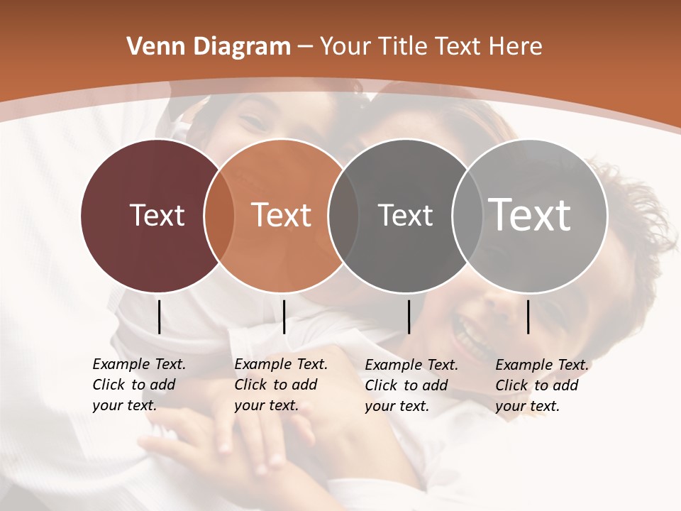 Family Lifestyle Portrait Of A Mum And Dad With Their Two Kids Having Fun Outdoors PowerPoint Template