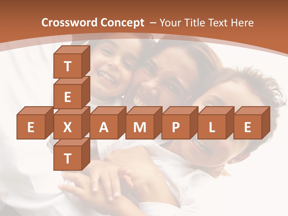 Family Lifestyle Portrait Of A Mum And Dad With Their Two Kids Having Fun Outdoors PowerPoint Template