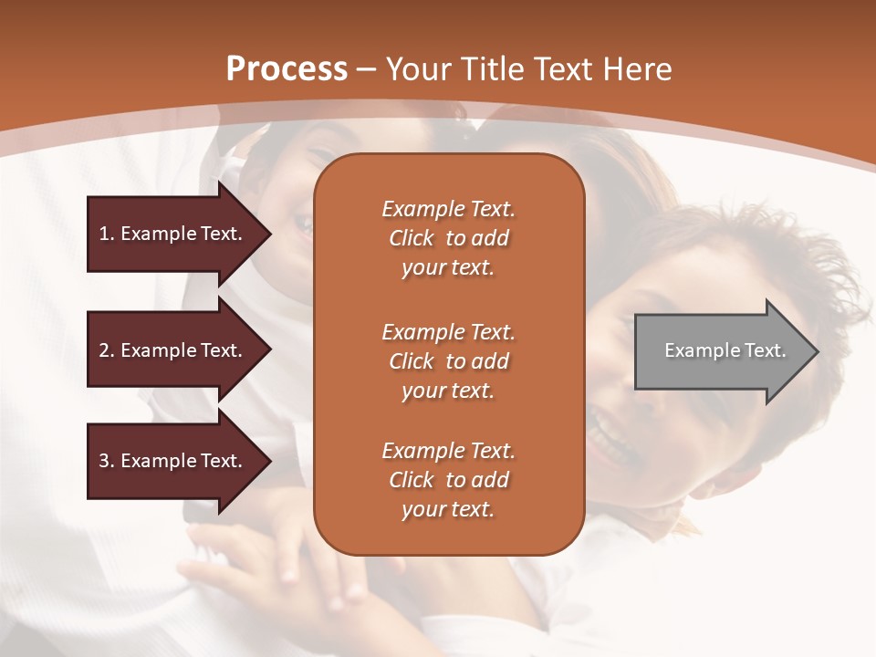 Family Lifestyle Portrait Of A Mum And Dad With Their Two Kids Having Fun Outdoors PowerPoint Template