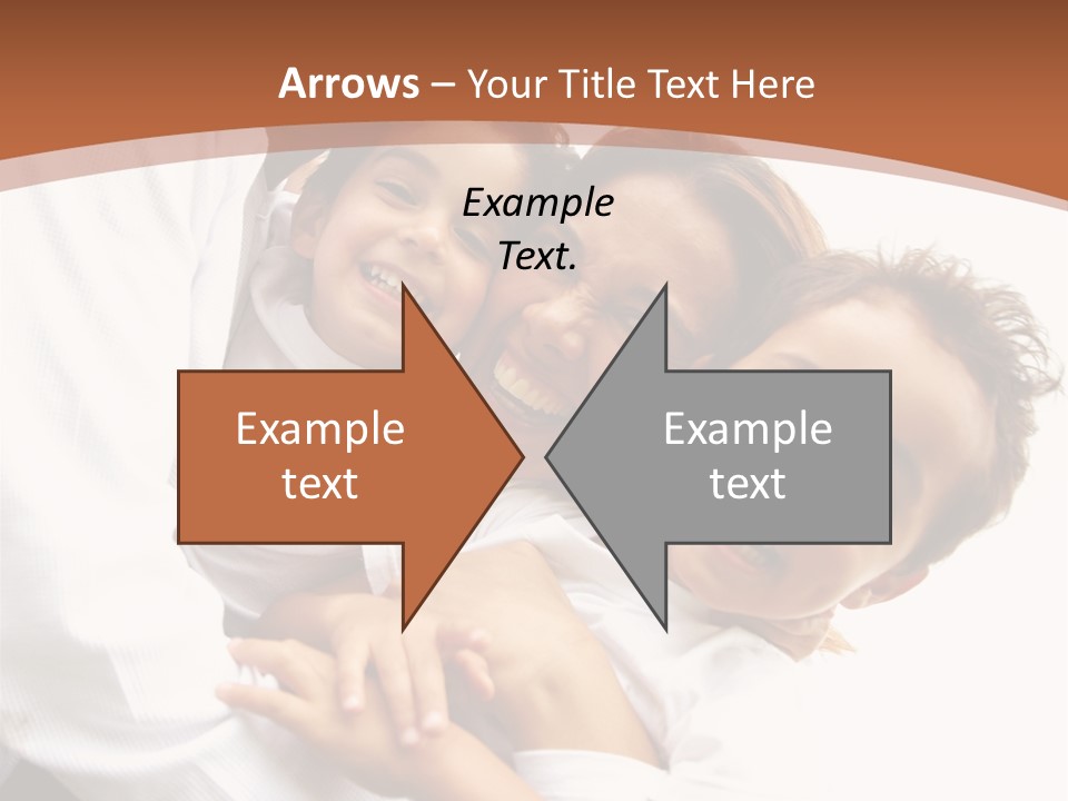 Family Lifestyle Portrait Of A Mum And Dad With Their Two Kids Having Fun Outdoors PowerPoint Template