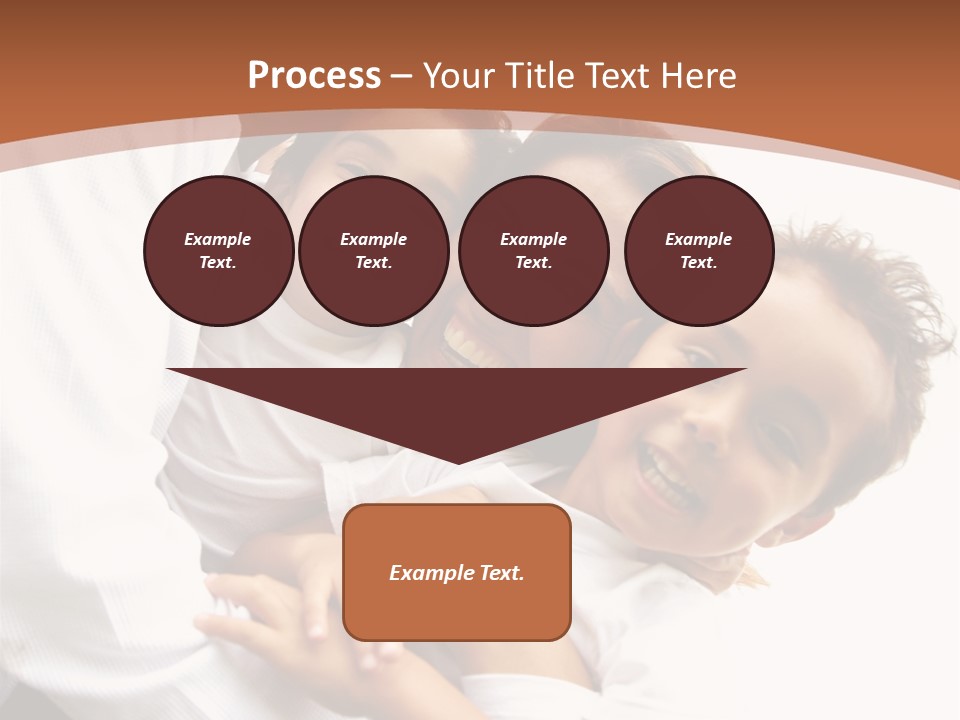 Family Lifestyle Portrait Of A Mum And Dad With Their Two Kids Having Fun Outdoors PowerPoint Template