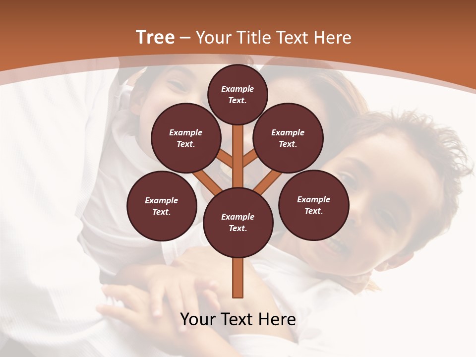 Family Lifestyle Portrait Of A Mum And Dad With Their Two Kids Having Fun Outdoors PowerPoint Template