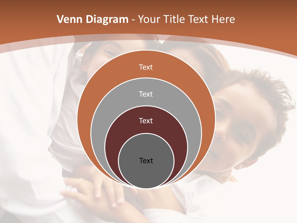 Family Lifestyle Portrait Of A Mum And Dad With Their Two Kids Having Fun Outdoors PowerPoint Template