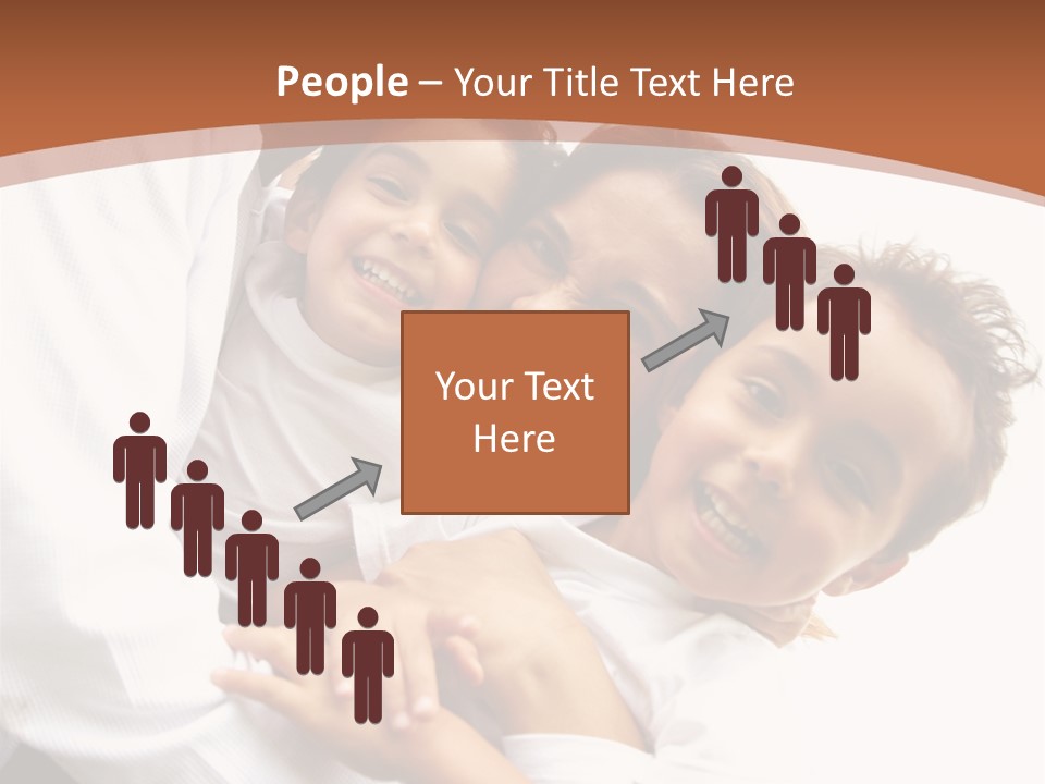 Family Lifestyle Portrait Of A Mum And Dad With Their Two Kids Having Fun Outdoors PowerPoint Template