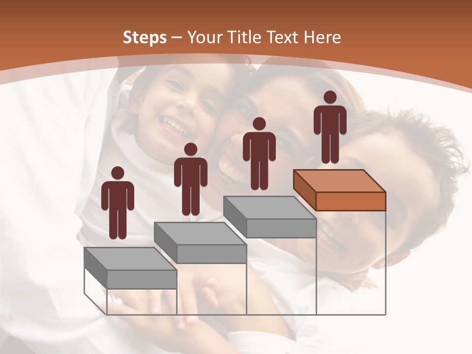 Family Lifestyle Portrait Of A Mum And Dad With Their Two Kids Having Fun Outdoors PowerPoint Template