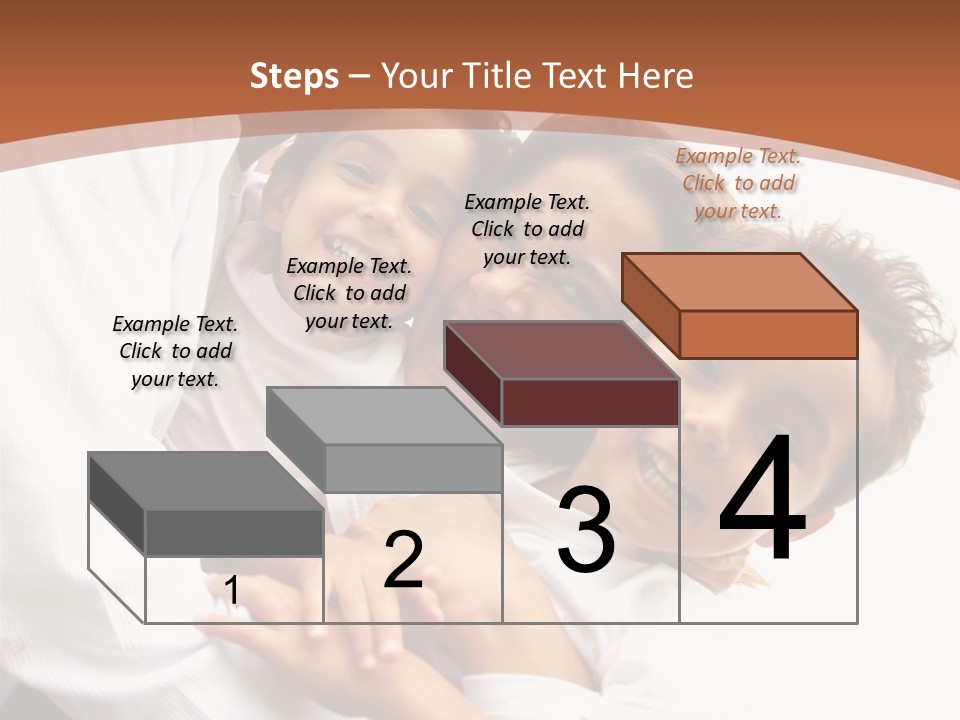 Family Lifestyle Portrait Of A Mum And Dad With Their Two Kids Having Fun Outdoors PowerPoint Template